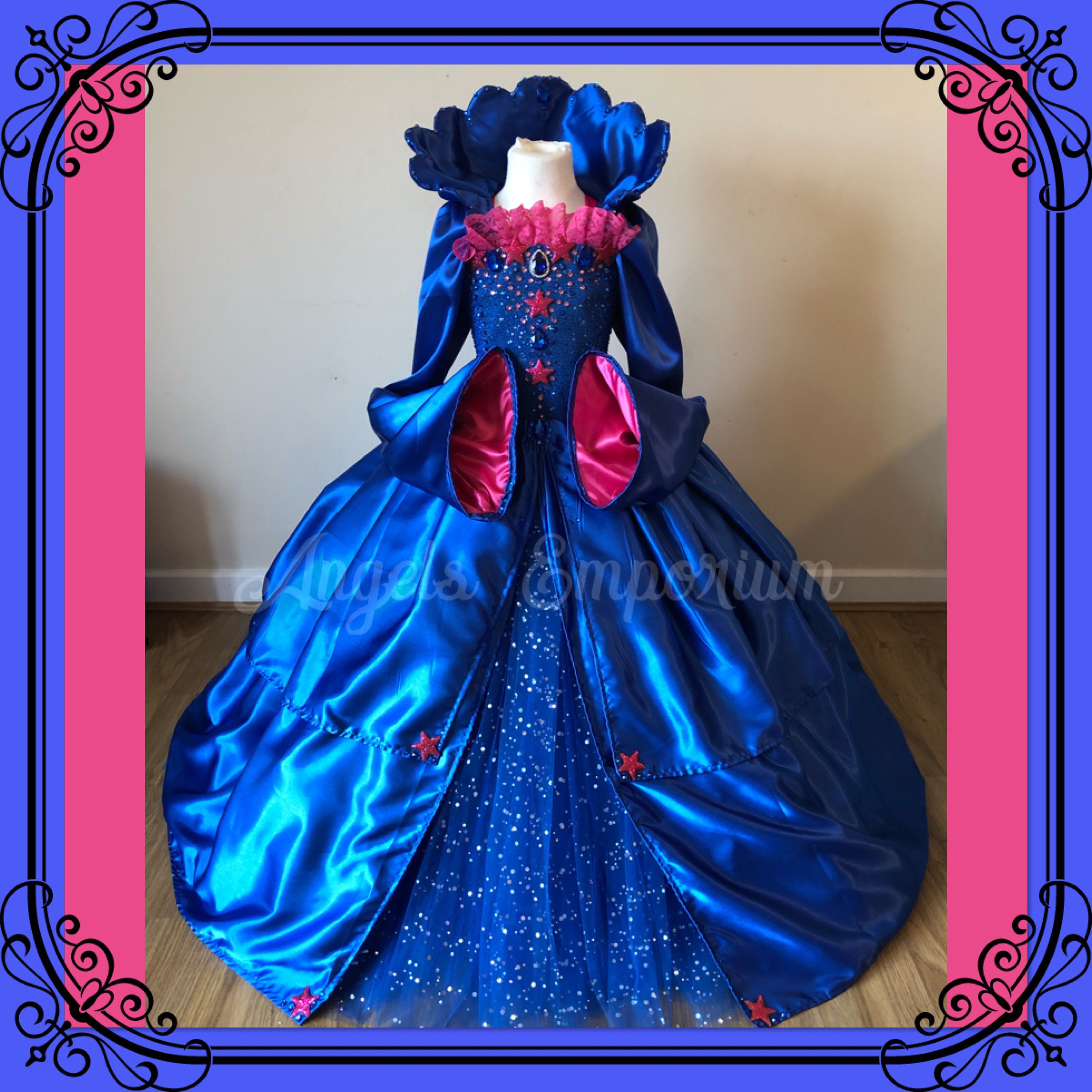 Fairy Godmother Tutu Dress Good Witch Costume Cosplay Ball Gown ...