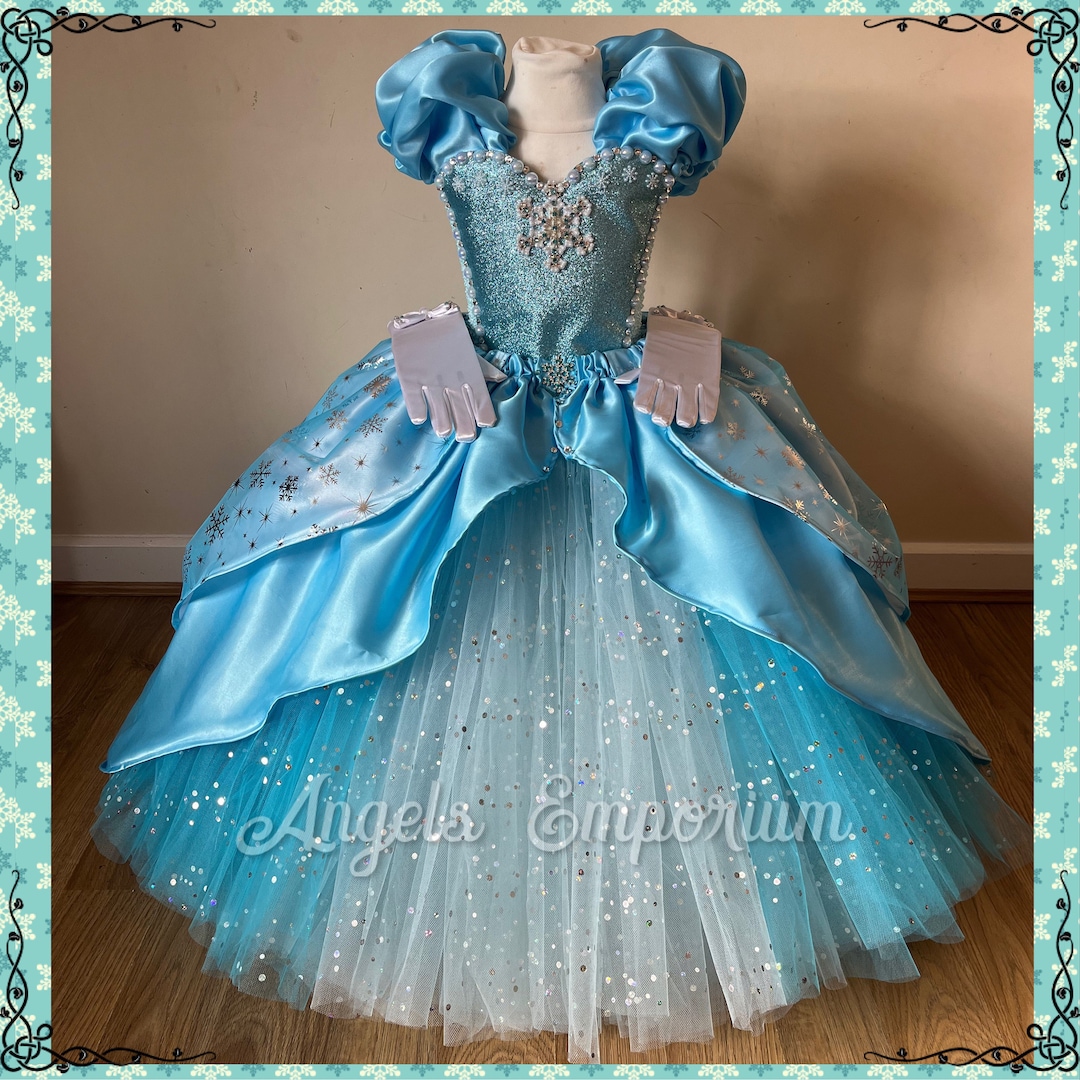 The Snow Queen Frozen Princess Inspired Tutu Dress Elsa Costume Pageant ...