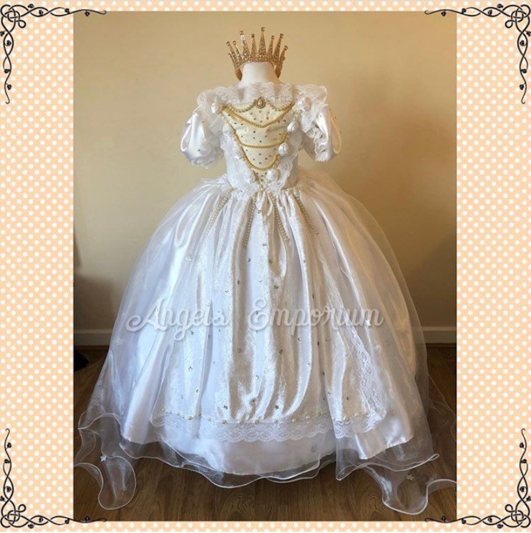 The White Queen Inspired Tutu Dress Tim Burton Alice in Wonderland