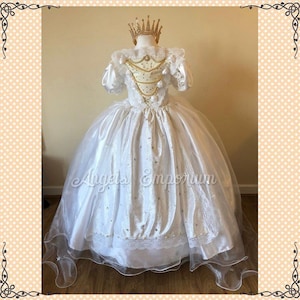 The White Queen Inspiriertes Tutu Kleid Tim Burton Alice Im Wunderland Cosplay Ballkleid Pageant Geburtstag Partykleid Halloween Kostüm Dressing