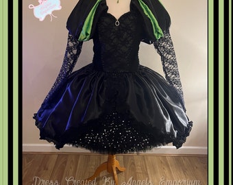 alberta ferretti black dress Long-sleeved wool lace dress