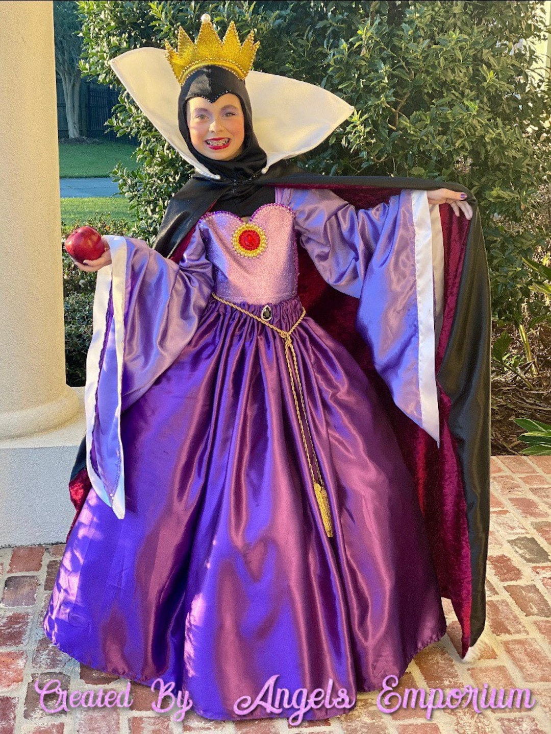 The Evil Queen Tutu Dress Snow White Stepmother Purple Satin Pageant ...