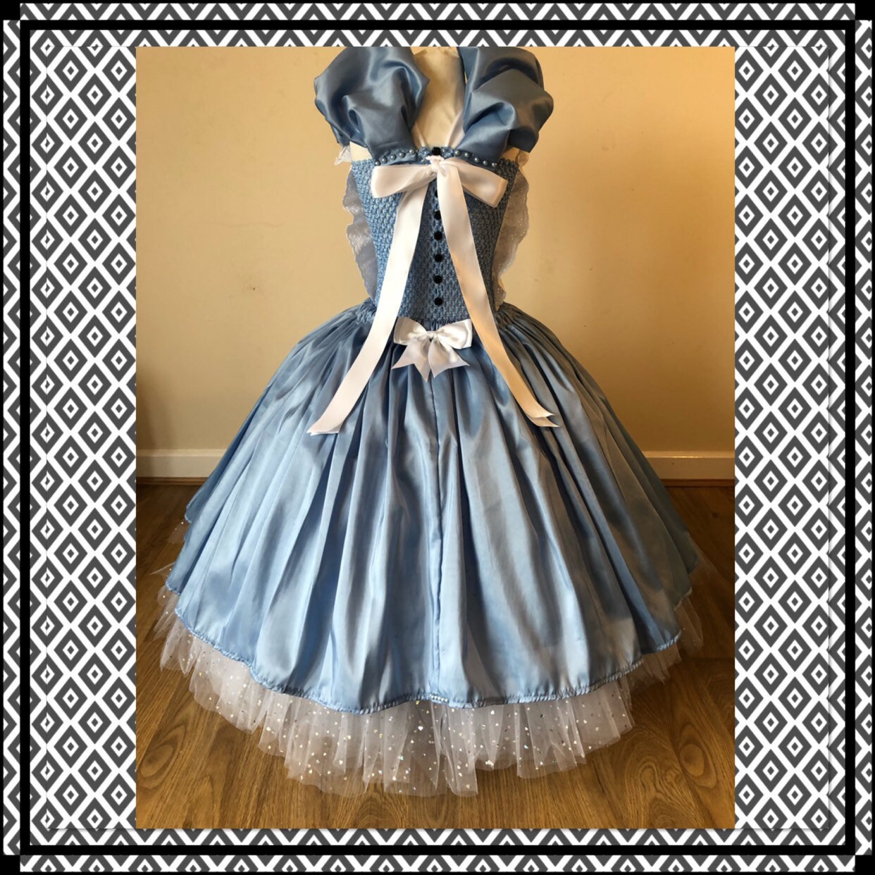 alice in wonderland homecoming dress Custom Gown 