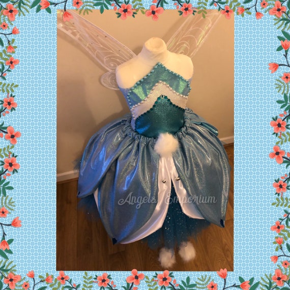 blue dress fairy tinkerbell Magical Fairy Twirl Dress – Only Little Once