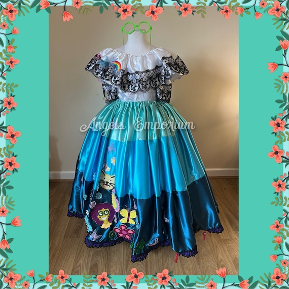 party city encanto dress Amazon.com: Foierp Mirabel Dress for Kids Encanto Costume for Toddler Birthday Party Cosplay Dress up Clothes with Bag Glasses Earrings : Clothing, Shoes & Jewelry