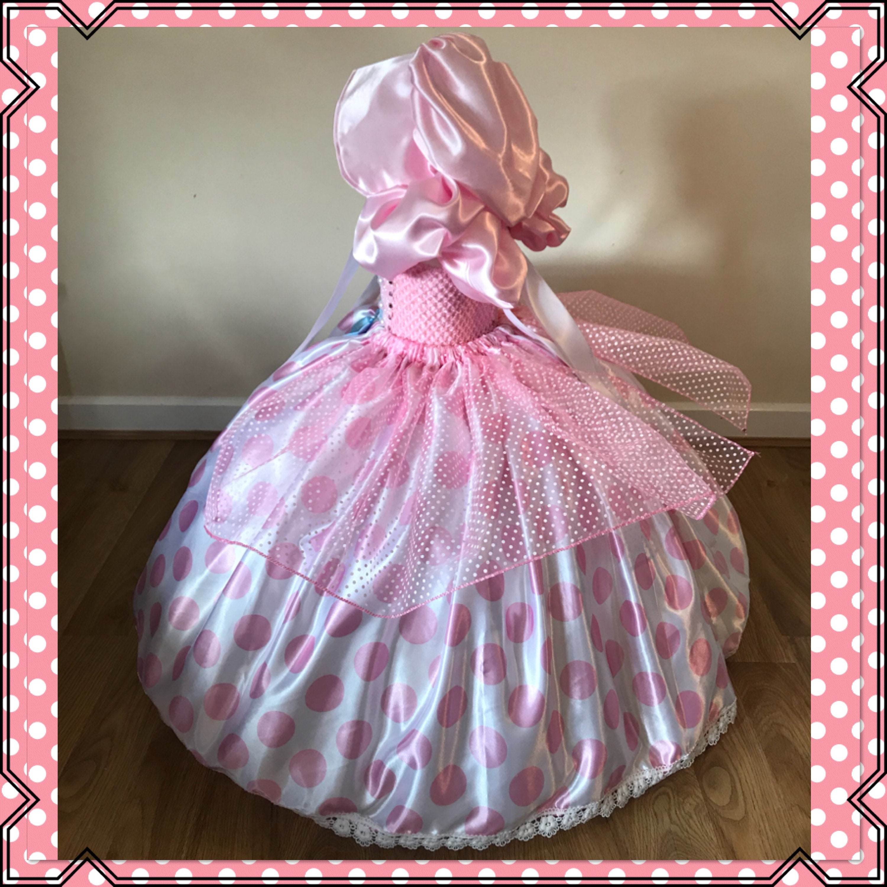 Little BO PEEP Tutu Dress Toy Story Costume Baby Pink Polka Dot Princess  Satin Ball Gown Pioneer Bonnet Pageant Birthday Party Halloween - Etsy  Singapore, image size:3000x3000