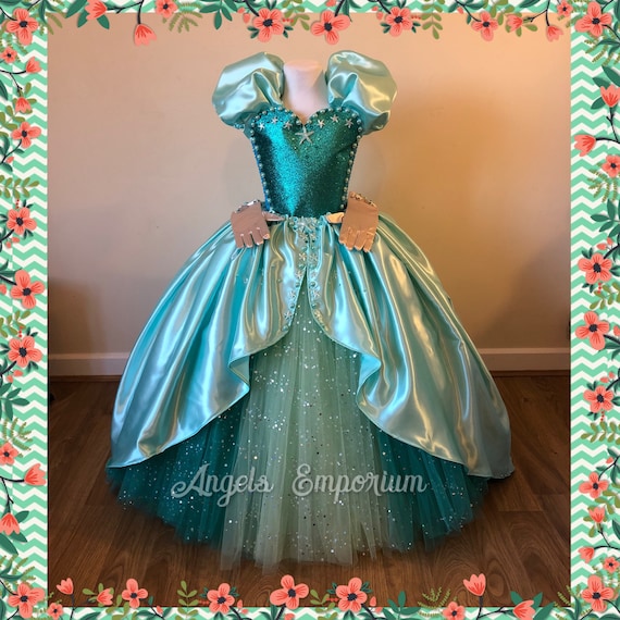 Princesa Ariel La Sirenita Inspirada en Tutu Vestido Satin - Etsy España Princesa Ariel La Sirenita Inspirada en Tutu Vestido Satin - Etsy España