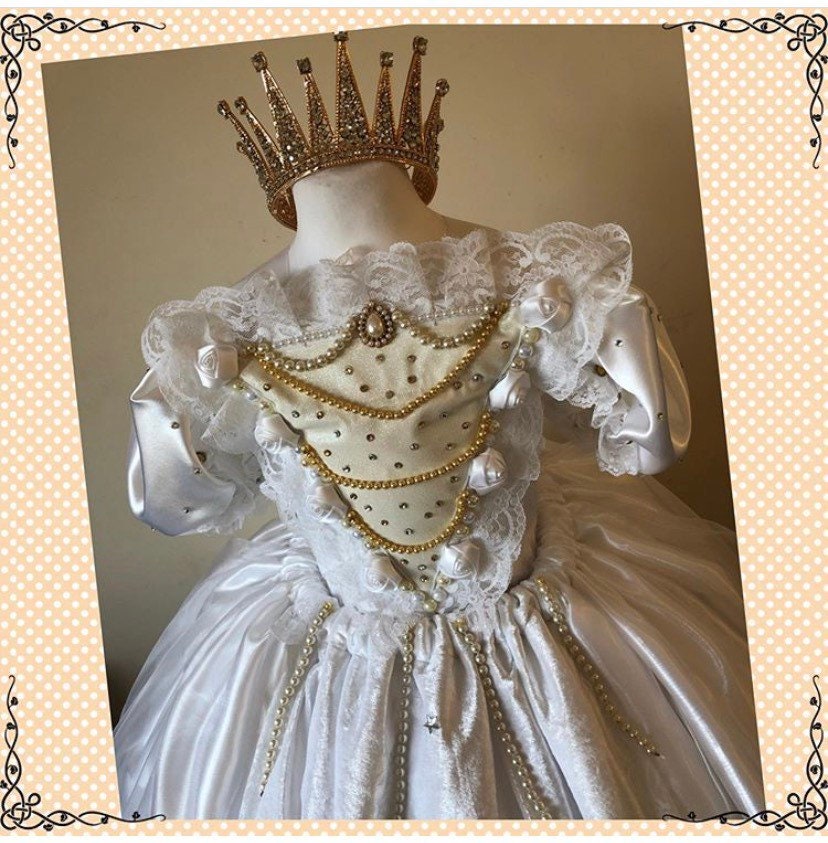 Costume reine blanche alice au pays des clearance merveilles