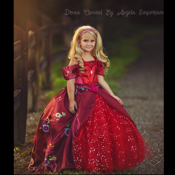 Classic Princess Elena Red Cosplay Costume For Girls Avalor Sleeveless  Party And Halloween Red Ballroom Gown Outfit For Children From Bdshop,  $21.3 | DHgate.Com