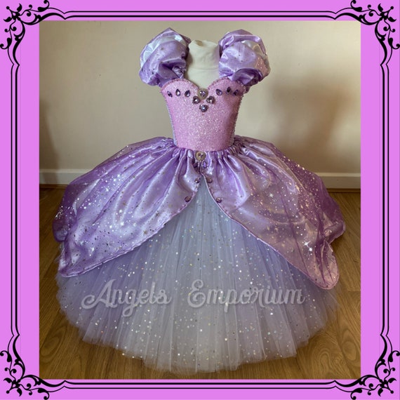 strapless open back dress Sparkle Princess Costume / Q-482 main image 1