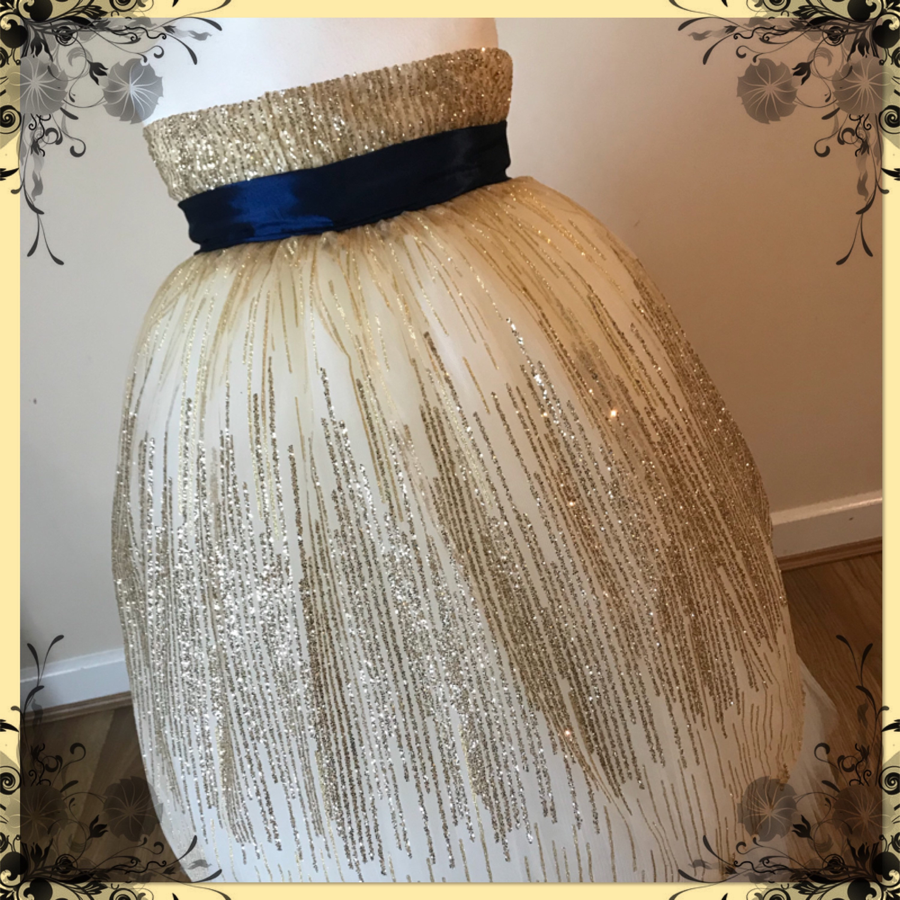 Sparkle Gold Glitter Flower Girl Tutu Dress Wedding Etsy