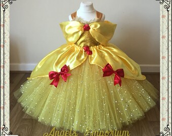 Luxury Pink Princess Cinderella Aurora Costume Tutu Dress