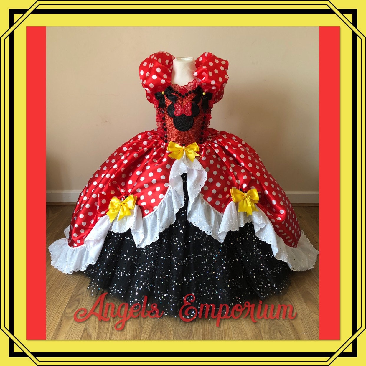 Acuerdo Ciencias Sociales espiritual Minnie Mouse cumpleaños fiesta princesa tutú vestido satinado - Etsy España