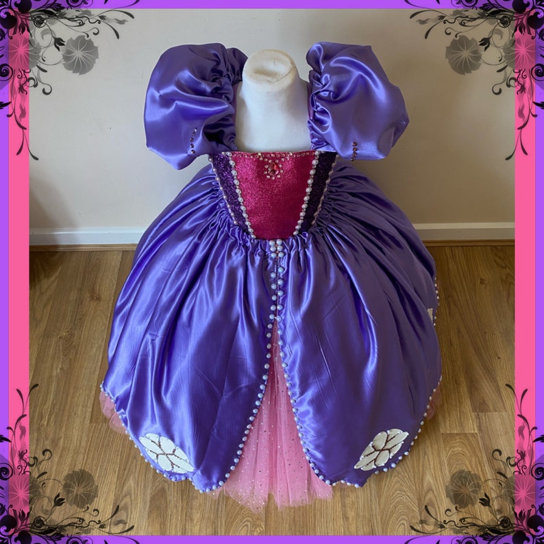 Luxury Sofia the First Inspired Tutu Dress Lilac Princess - Etsy