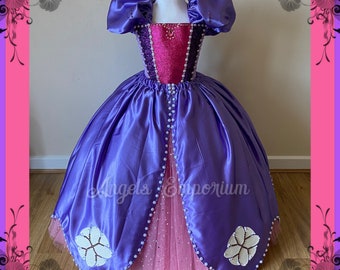 Luxury Sofia the First Inspired Tutu Dress Lilac Princess - Etsy