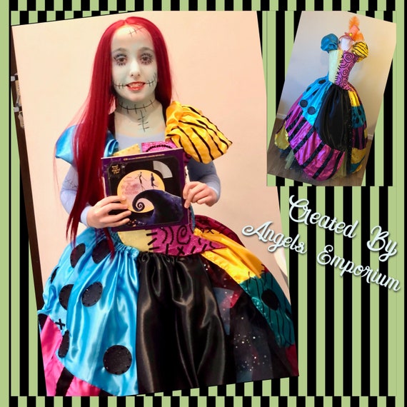 sally nightmare before christmas dress colors Adult Sally Dress - The Nightmare Before Christmas, Multi, Medium