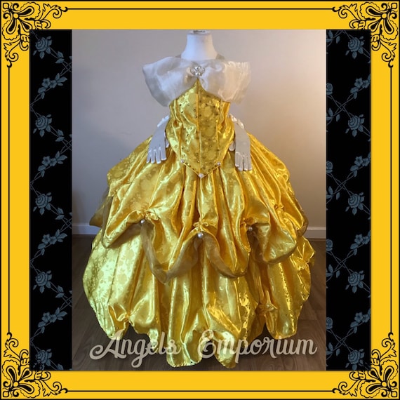 open lace back dress Amazon.com: iTVTi Princess Belle Dress up Costume for Girls Yellow Dresses  Halloween Cosplay Birthday Outfit with Accessories, Yellow, 3-4 Years(Tag  110) : Clothing, Shoes & Jewelry main image 0