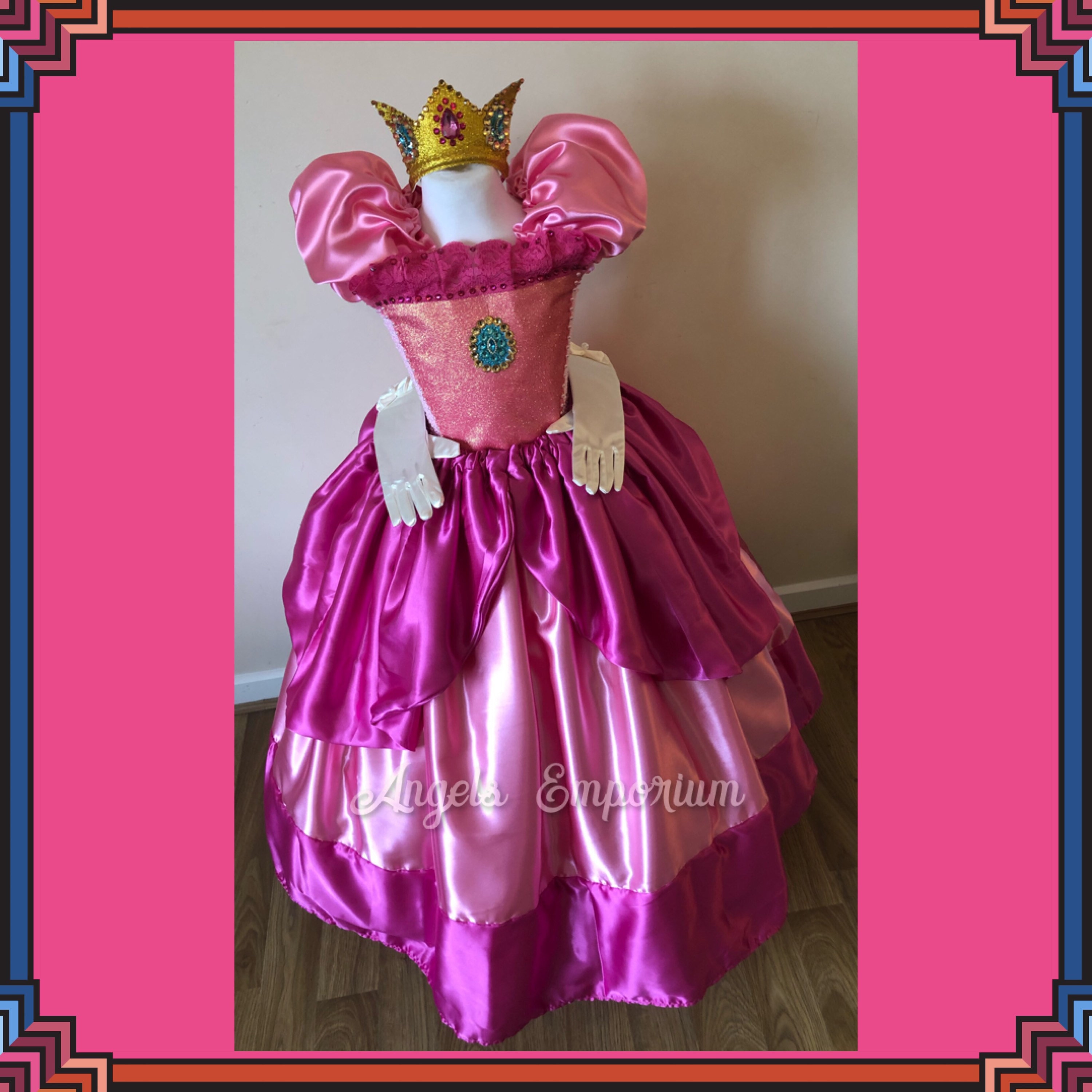 smg3 princess peach dress Layered Purple Prom Dresses Spaghetti Strap Ball Gown Lace-up Back FD3 –  Viniodress main image 1