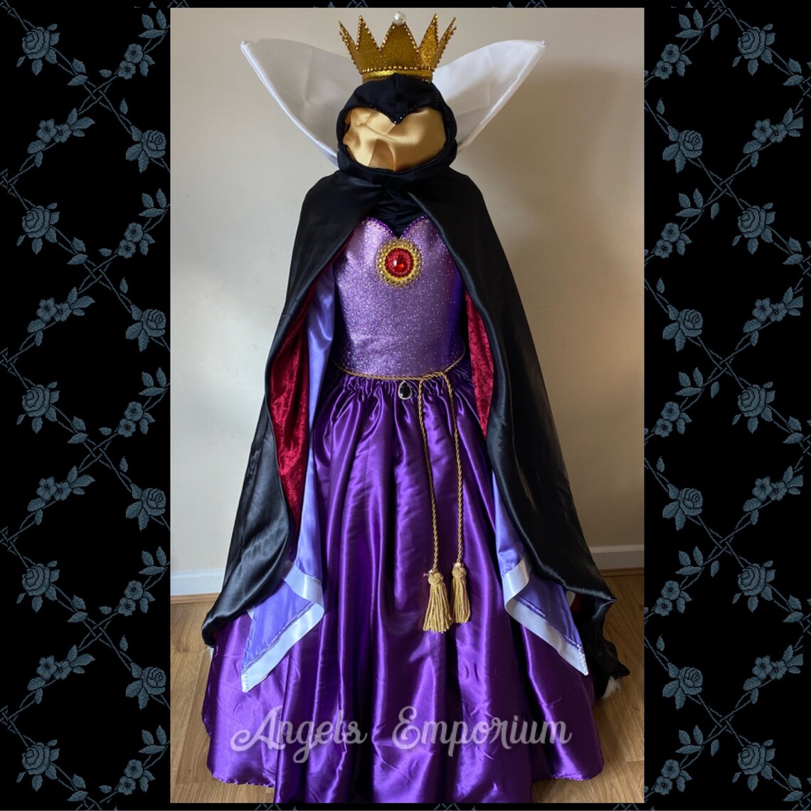 La méchante reine Tutu Robe BlancheNeige Bellemère Purple Etsy France