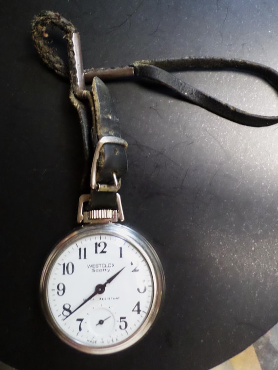 Pocket Watch Vintage, Westclox Scotty, 50s, Good Physical