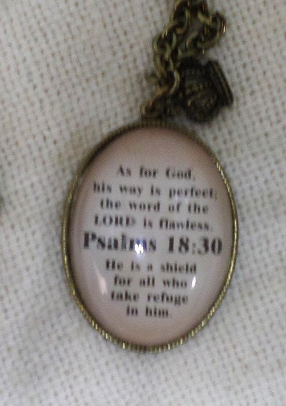Inspirational Vintage Pendant, Spiritual Gift,  L… - image 8