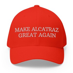 Make Alcatraz Great Again Cap, Trump Alcatraz Spoof Hat, History Lover Gift, Summer Snapback Hat, Funny Trump Spoof