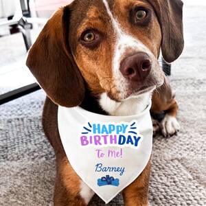 Happy Birthday Pet Bandana, Pet Birthday, Pet Birthday Gift, Dog Birthday, Cat Birthday, Pet Lover Gift, Pet Lover Bandana, Dog Gift, Gift