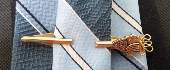 Swank Tie Clip King Vintage, Swank Collector Rare Find, King Tie Clip, Tie Bar, King Swank, Vintage Tie Bar, 70s Tie Clasp, Gift for Dad