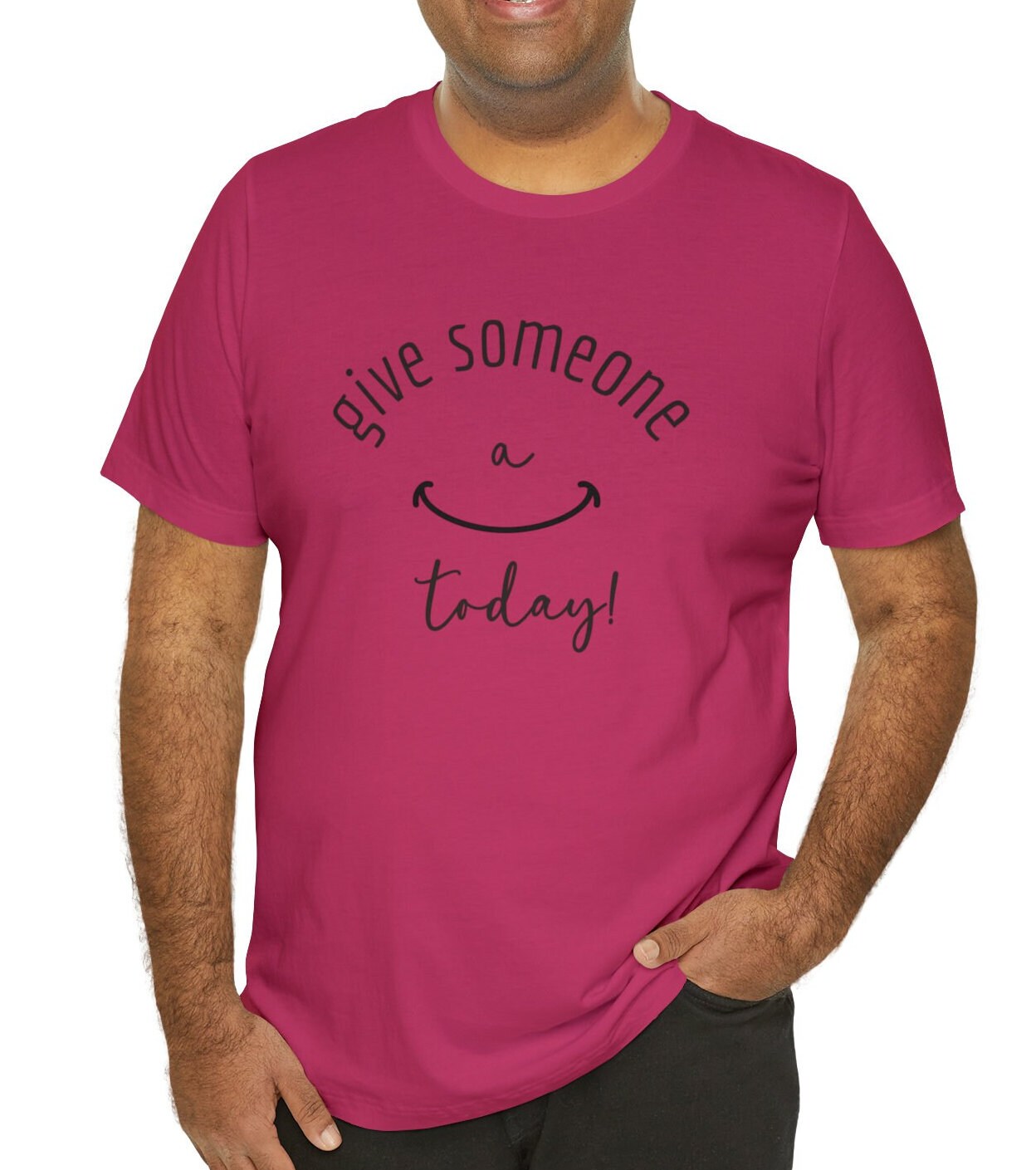 Give a Smile Shirt, Smile T, Positive Vibes Shirt, Gift for Friend