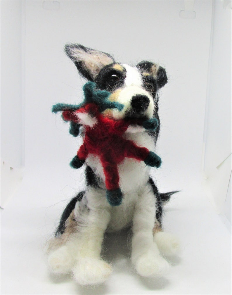 Australian Shepherd Christmas Gift Aussie Shepherd Felted Etsy