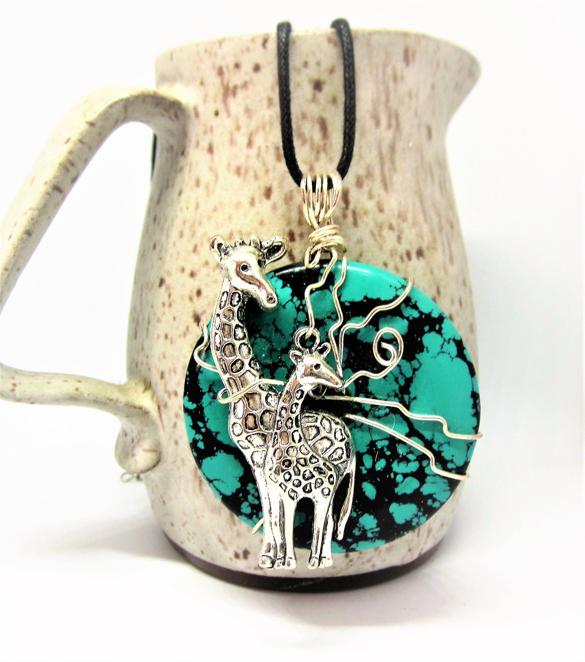 Giraffe Necklace Safari Jewelry Giraffe Jewelry. Gemstone Etsy