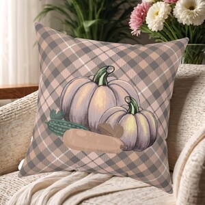 Autumn Pillow, Soft Fall Decor, Throw Cushion, Pillow Gift, Home Accent, Spun Polyester Square Pillow, 4 Sizes