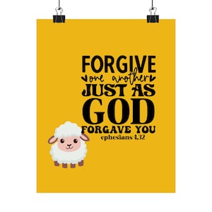 Bible Verse Inspirational Posters, Encouragement Wall Art, Motivational Decor, Home Office Print, Gift Idea