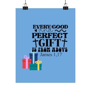Bible Verse Inspirational Posters, Encouragement Wall Art, Motivational Decor, Home Office Print, Gift Idea