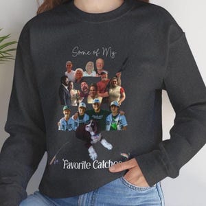 Personalized Fishing Lover Sweatshirt, Unique Birthday Gift, Christmas Fishing Apparel, Favorite Catches Jumper, Special Gift for Fisherman