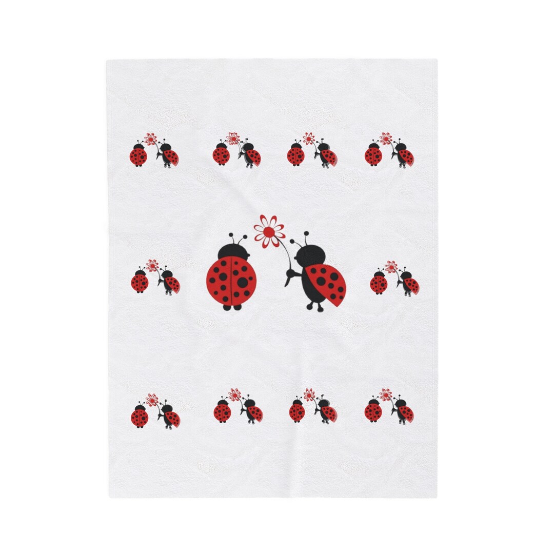 Little Ladybug Pima Blanket main image 0
