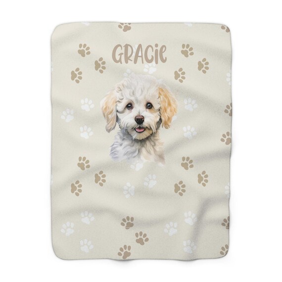 ビションフリーゼブランケット、ビションギフト、お気に入りの犬