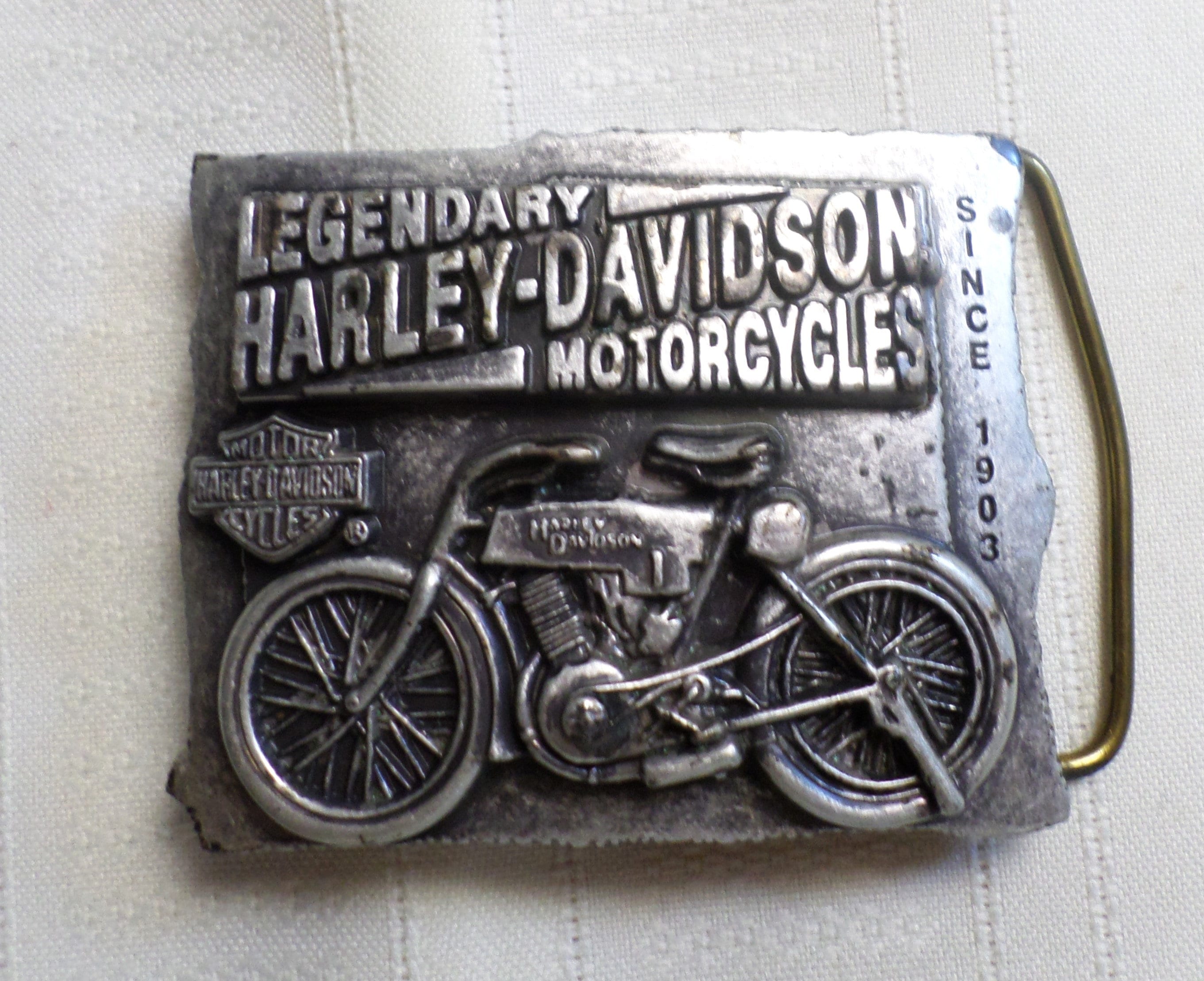 Vintage Harley Davidson Belt Buckle, Collector Buckle, Rare  display picture 3
