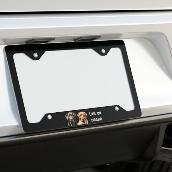 Labrador Retriever License Plate Etsy