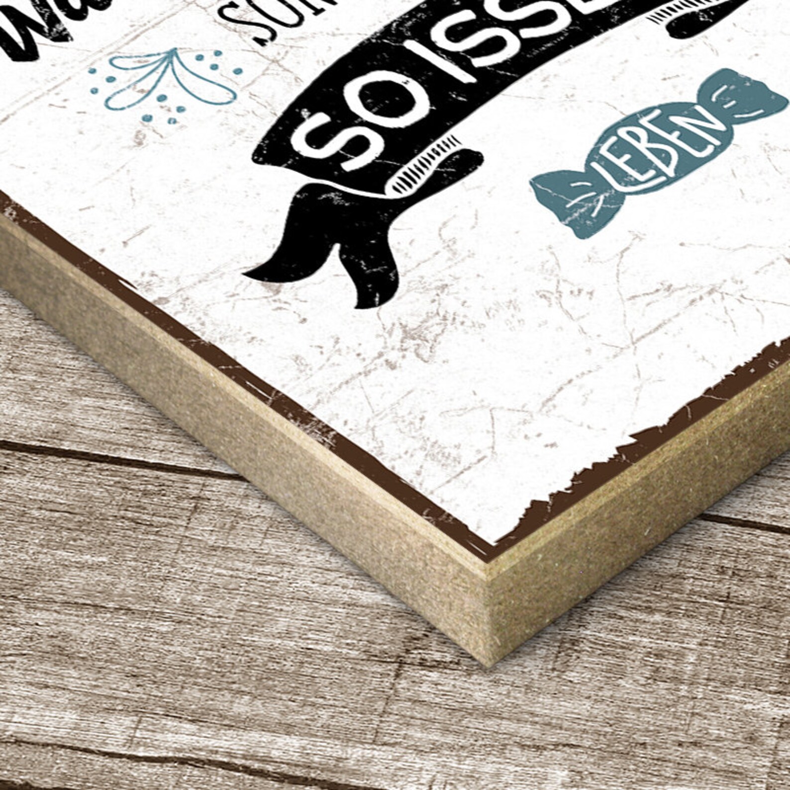 Holzschild mit Spruch WÜNSCHDIRWAS shabby Etsy