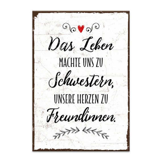 Schwester freundin spruch