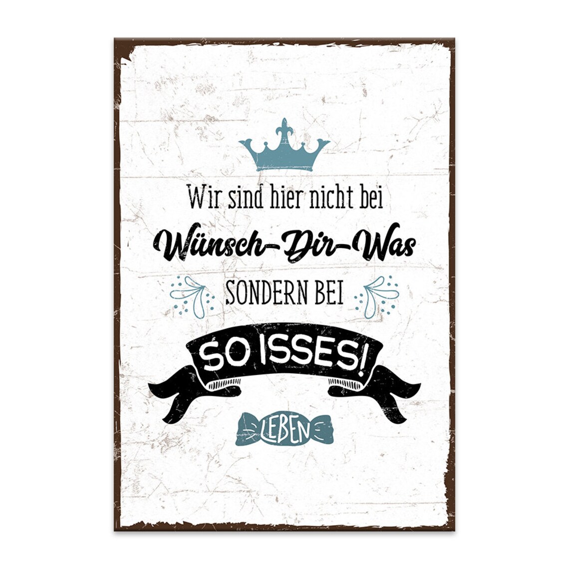 Holzschild mit Spruch WÜNSCHDIRWAS shabby Etsy