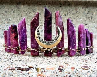 CUSTOMIZE Your Own Precious Gemstone Crystal Headband Crown (Includes Centerpiece Only)