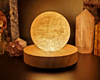 Genuine Smoky Quartz Sphere Lamps- 2.75" Diameter