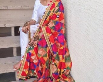 punjabi dress in white colour