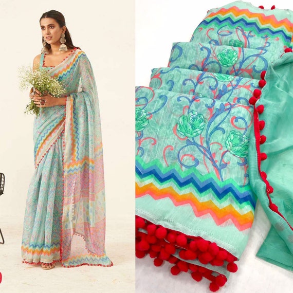Pom pom hotsell saree price