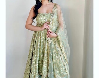 Punjabi suit salwar kameez pakistani suit simple wedding dress