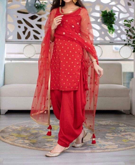 Patiala Punjabi Salwar Kameez Readymade 