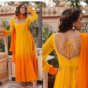 Backless Indian Suit - Etsy