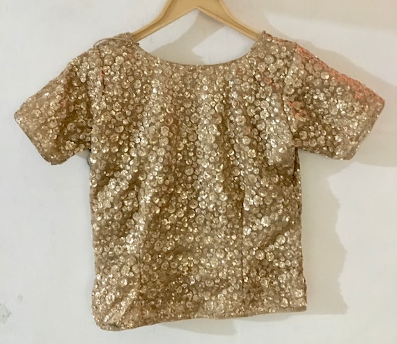 Blusas doradas mujer hotsell